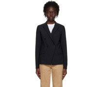 Black Angled Blazer