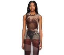 Brown Grab My Vest Tank Top