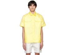 Yellow Press-Stud Shirt