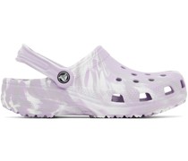 Purple Classic Marbled Clogs