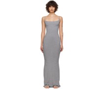 Grey Soft Lounge Slip Dress