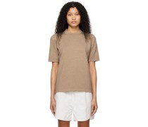 Taupe Crewneck T-Shirt