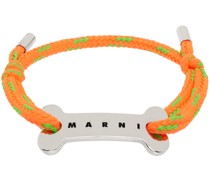 Orange Cord Bracelet