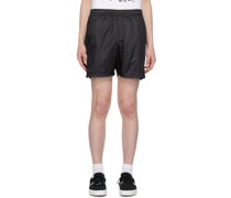 Black Middle Shorts