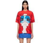 SSENSE Exclusive Red Goggle Girl T-Shirt