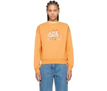 Orange Surfing Foxes Sweatshirt