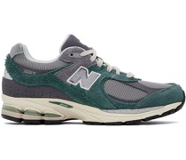 Gray & Green 2002R Sneakers