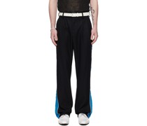 Black Stripe Trousers