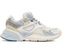 Gray & Blue MA Runner Sneakers