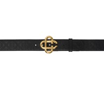 Black CC Logo Belt