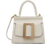 White Karl 19 Epsom Shoulder Bag