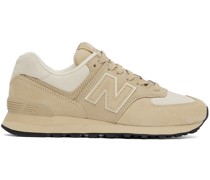 Beige & Off-White New Balance Edition 574 Classic Sneakers