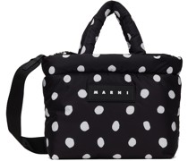 Black Polka Dot Tote