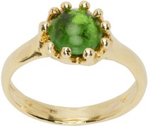 Gold & Green Lush Ring