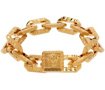Gold Greca Quilting Bracelet
