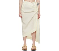 Off-White Twisted Midi Skirt