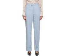 Blue Tailored Trousers