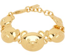 Gold Teddy Bear Bracelet