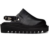 Black Slingback Loafers