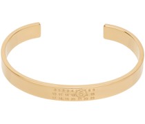 Gold Numeric Minimal Signature Bracelet