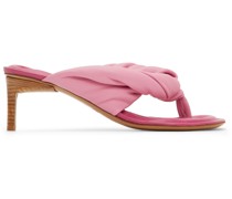 Pink 'Les Sandales Mari' Heeled Sandals