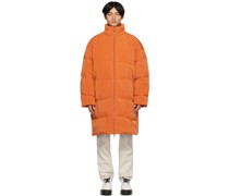 Orange Wally Down Coat