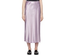 Purple Blando Midi Skirt