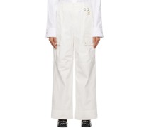 Off-White Paneled Trousers