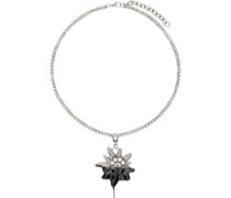 Silver Dipped Edelweiss Necklace