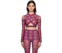 Purple Anti Cross Over Blouse