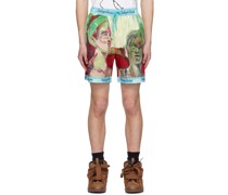 Multicolor 'Make It Two' Shorts