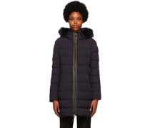 Navy Calla Down Coat