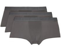 Three-Pack Gray Boxers
