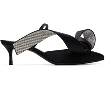 Black Sergio Rossi Edition Marquise Heeled Sandals