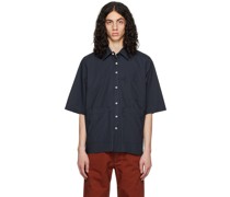 Navy Boxy Shirt
