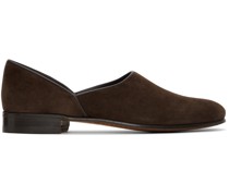 Brown Suede House Shoe