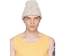 Gray Wave Beanie