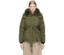 Green Belted Down Jacket