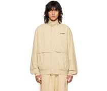 Beige Loose Fit Jacket