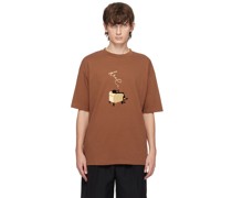 Brown 'Le T-Shirt Fauteuil' T-Shirt