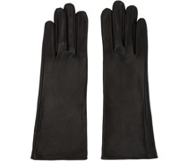 SSENSE Exclusive Black Leather Gloves