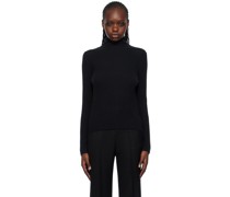 Black Ariana Cashmere Turtleneck