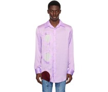 Purple Cutout Shirt