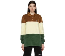Off-White & Green Cotton Polo