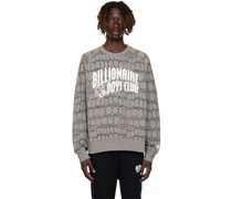 Gray Printed Sweatshirt