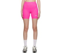 Pink Paneled Shorts
