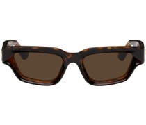 Tortoiseshell Sharp Square Sunglasses