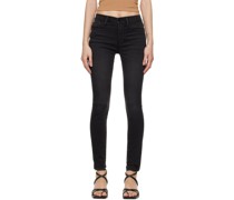 Black 'Le High Skinny' Jeans