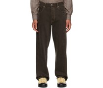 Brown Twist Jeans