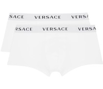 Two-Pack White Logo Boxers